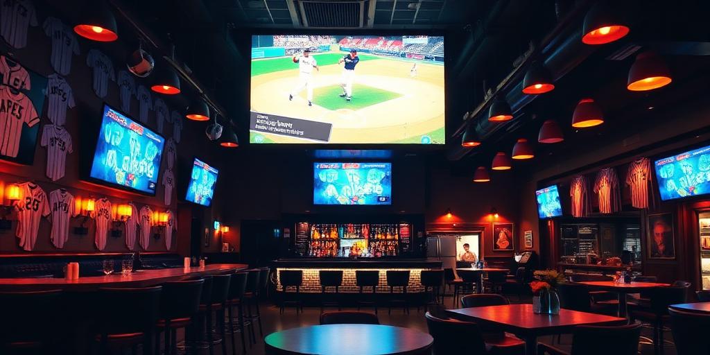Bleacher Report Bar interior